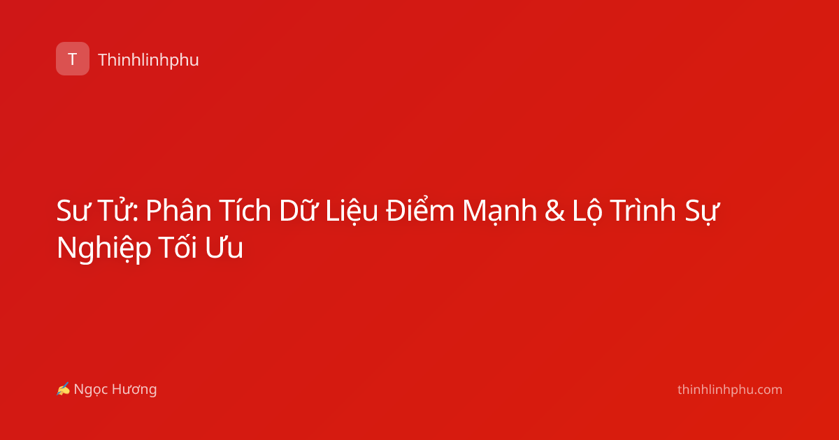 Sư Tử: Phân Tích Dữ Liệu Điểm Mạnh & Lộ Trình Sự Nghiệp Tối Ưu